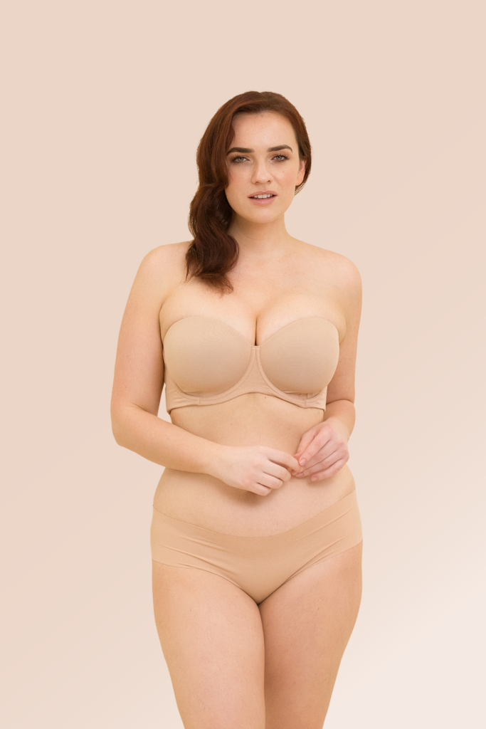 bandeau invisible back to Glam pour mariée, adapté aux robes à dos nu