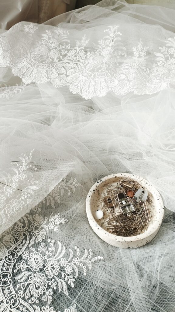 voile de mariée conception haute couture segolene gabet