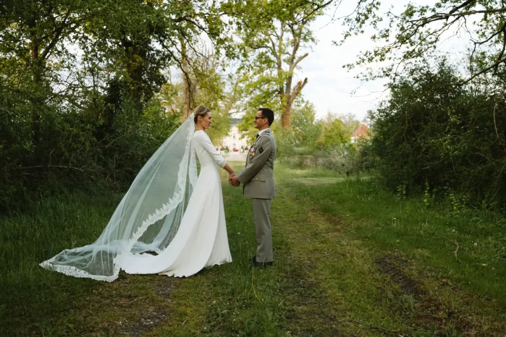 Voile de mariée haut de gamme dentelle Ségolène Gabet