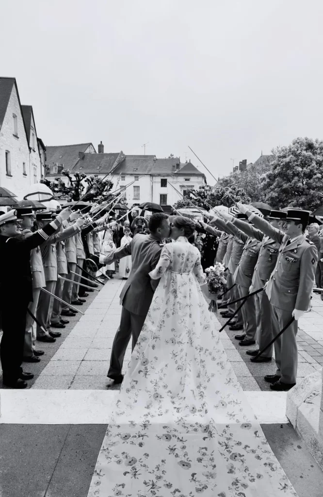 Mariage militaire Ségolène Gabet