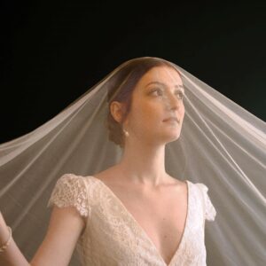 voile de mariée simple sans dentelle