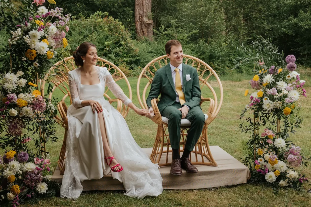 Mariage écologique éco responsable tencel lyocell dentelle française