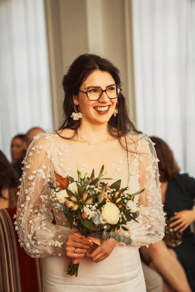 Ségolène Gabet wedding day Paris
