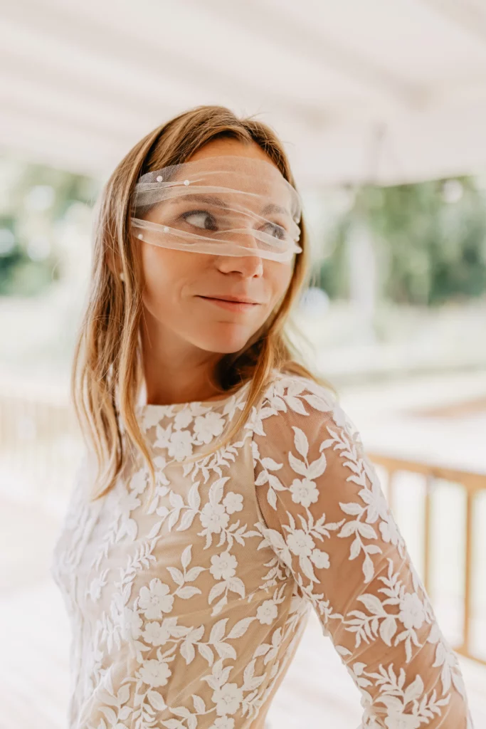 Robe de mariée Aube matière recyclée et écoresponsabilité