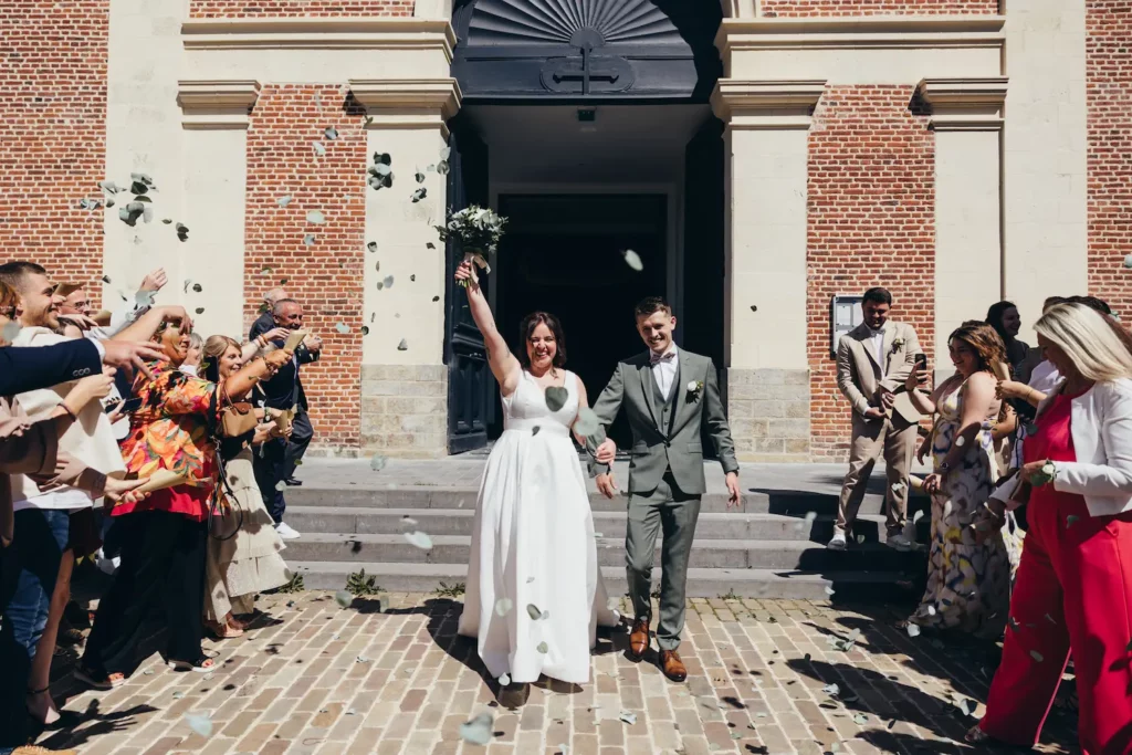 Robe de mariée Ségolène Gabet mikado de soie luxury wedding day 