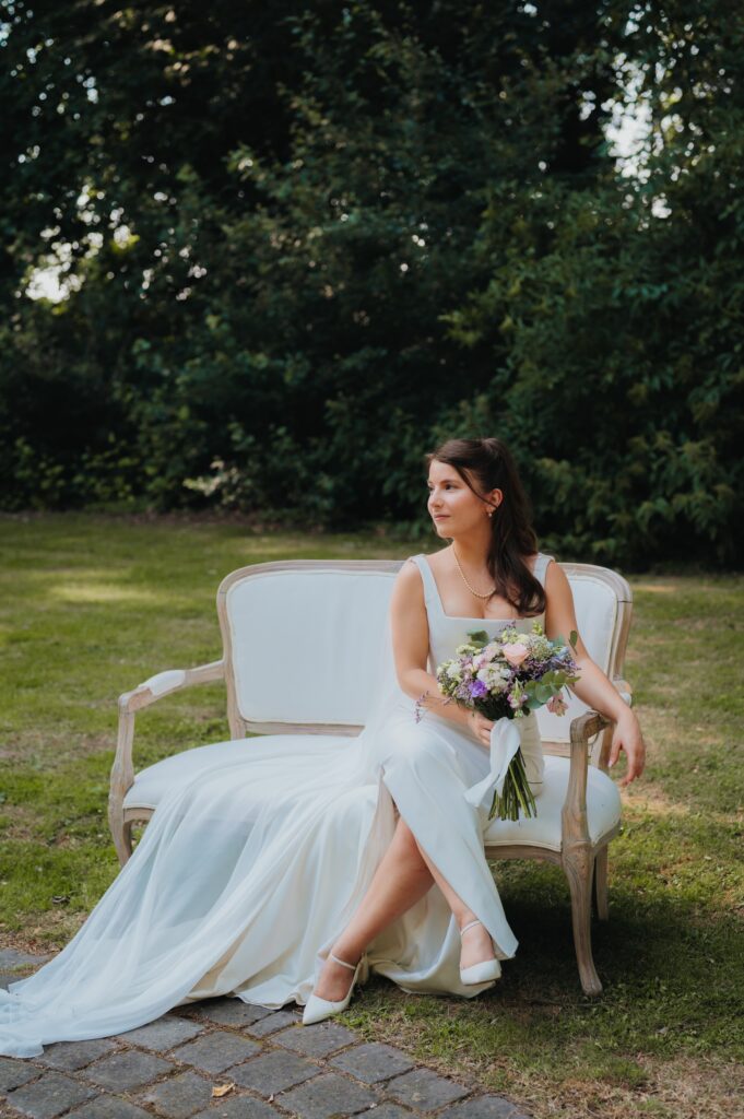 sur-mesure création de robe de mariée à domicile - Ségolène Gabet